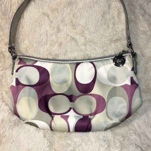 Coach Soho Signature C Scarf Print and Leather